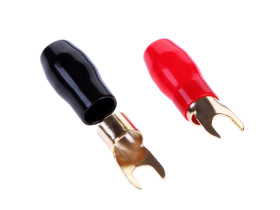 1x Konektor widełki 8mm na kabel 35mm2 2GA KW56 czarny lub czerwony...