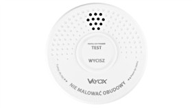 Czujnik Dymu Bezprzewodowy Z Wymienialną Baterią Va0413