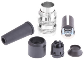 Złącze wielostykowe przemysłowe 5-pinowe M16 Montaż na kablu Wtyczka binder