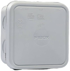 Fibox 8600670 Skrzynka przyłączeniowa (D x S x W) 90 x 90 x 49 mm szary (ral 7035) IP65 1 szt.
