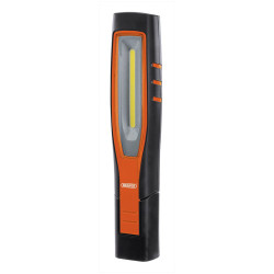 Draper 11761 7W COB/SMD LED Rechargeable Inspection Lamp - 700 Lm (Orange)