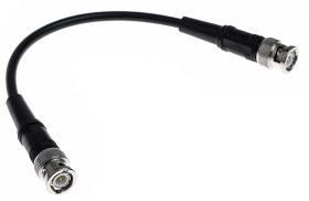 Kabel koncentryczny złącze A BNC złacze B BNC długość 250mm typ kabla RG58C/U Z zakończeniem