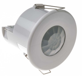 Detektor ruchu PIR, sufitowy, 230 V AC, montaż Sufit, Ø 76mm, Certyfikat CE, EMC-2004/108/WE, zgodność z