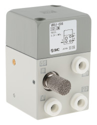 Zawór regulacyjny pneumatyczny 3/2 z przyciskiem SMC 2.5mm 3/2 portowy