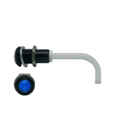 Światłowód do LED, sztywny, kątowy, dł. 63.4mm, Bivar