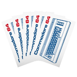 Sticker "Commodore 64" (Set of 5)