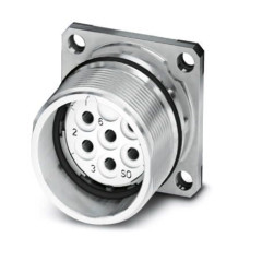 Złącze wielostykowe przemysłowe 6-pinowe M23 Montaż przedni Gniazdo Phoenix Contact