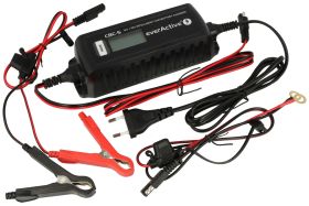 Ładowarka; akumulatorów kwasowo-ołowiowych; CBC-5; 6÷12V DC; 3,8A; 45W; krokodylki izolowane; 230V AC; everActive