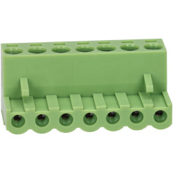 TruConnect 212886 7 Way 15A 300V Free Plug Terminal Block 5mm Pitch