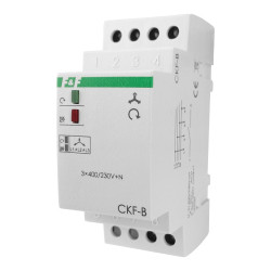 Czujnik zaniku fazy przekaźnik 230V max. 10A czujnik F&F CKF-B