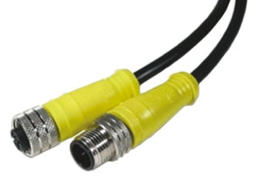 Przewód czujnik-siłownik ze złączem Złącze M12 liczba rdzeni 4 długość 2m Rodzaj A Żeńskie Złącze B Złącze M12