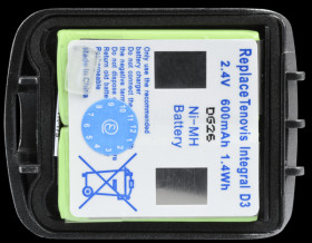 Cordless phone battery, NiMH, 2,4 V, 600 mAh