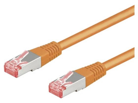 S/FTP6-CU-050OR Patch cord S/FTP 6 linka Cu LSZH pomarańczowy 5m 28AWG