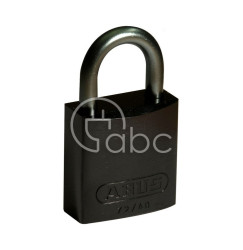 Kłódka LOTO z aluminiową szeklą 25 mm, czarna (6 szt.), 814067