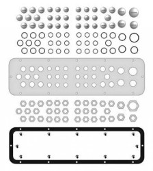Płyta dławicowa WSA z kołnierzem do typu F, 36 wejść