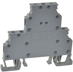 Złączka uniwersalna śrubowa 2-poziomowa MRK-C 2,5mm2 szara, T0-1612-1010332