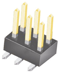 Złącze szpilkowe 6-pinowe raster: 2.54mm 2-rzędowe Samtec Montaż powierzchniowy 7.0A 475.0 V.
