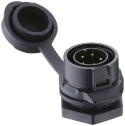 Lutronic 2430 04 T18CB100 Złącze okrągłe 2430 ... T18CB100, 1 szt.