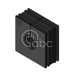 Moduł uszczelniający KT duży, KT 16, z otworem 1x16-17 mm, 41316