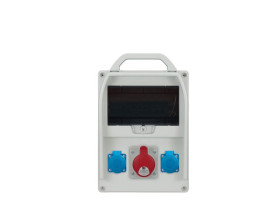 Rozdzielnica budowlana RB 9M gniazda 1x16A/5 2x250V IP44 R-BOX300 B.18.300-2 PAWBOL