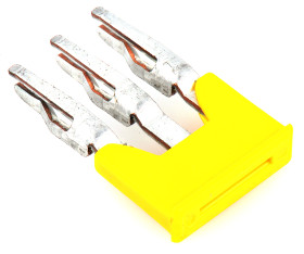 Złącze krzyżowe Złącze krzyżowe wtykowe, 3-stykowe RS PRO Zaciski sprężynowe 2,5 mm