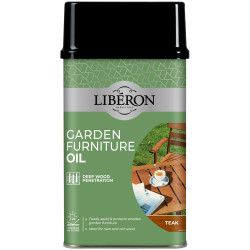 Liberon 126171 Garden Furniture Oil Teak 500ml