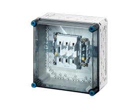 Skrzynka Mi z pods. bezp. mocy, IP 65, wlk.2 - 300x300x170, 1xNH 00, 125A, 3-bieg.+PE+N Mi 4205 2000159