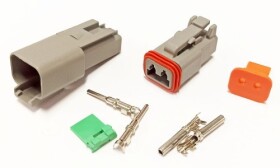 Złącze DEUTSCH 2 pin, wtyk + gniazdo