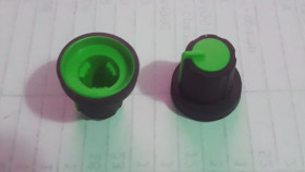 Potmeter knop Groen
