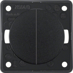 Integro Flow Łącznik wieloklawiszowy przyciskowy czarny połysk 936752510