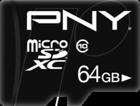 P-SDU64G10PPL-GE MicroSDXC Memory Card 64GB, Performance Plus