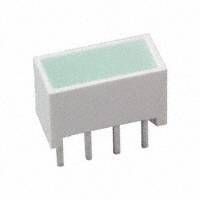 Podświetlacz led 1-segmentowy, zielony HLMP2500