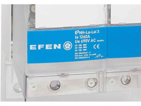 Rozłacznik bezpiecznikowy Gr.3 2x630A 1-dźw. 4xM12 38036-ZWIL EFEN