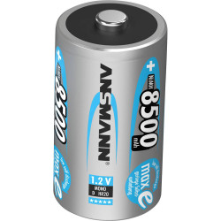 Ansmann 5035361 maxE Rechargeable D Battery NiMH 8500mAh Low Self-Discharge