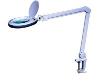 UM271.05LED80W Lupa z podświetlaniem z wysięgnikiem - przykręcana - soczewka 5 dioptrii (około 2.25x) 80 diod LED biała