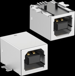 USB 2 B SMD USB 2.0 type B socket