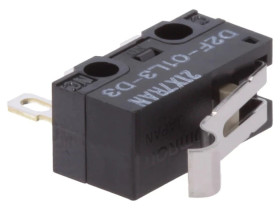 Mikroprzełącznik SNAP ACTION z dźwignią symulującą rolkę D2F-01L3-D3