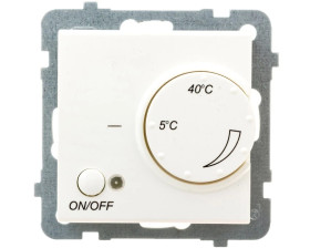 SONATA Regulator temperatury /czujnik podłogowy/ ecru RTP-1R/m/27