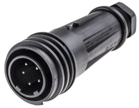 Złącze wielostykowe przemysłowe 5-pinowe Montaż na kablu Wtyczka Bulgin