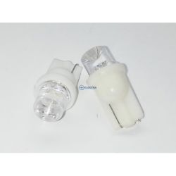 LED T10 (R10) W5W 12V LED stożek biała zimna PARA (2sztuki)