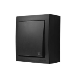 Simon Aquaclick Łącznik krzyżowy, 10 AX, 250 V czarny ACW7/49