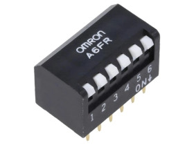 Przełącznik DIP-SWITCH OFF-ON 0,025A/24VDC Poz 2 -20-70C A6FR-6101