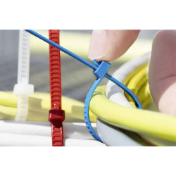 HellermannTyton 131-55000 LR55R Cable Tie 195mm black releasable 500pcs