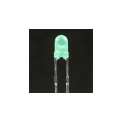 Dioda LED 3mm zielona transpare L-934GT