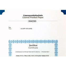 Licencja Eaton Licencja Urządzenia XV100 i XV(S)400 140391 LIC-OPT-1ST-LEVEL 230 x 162 x 2 mm