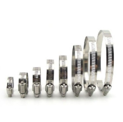 13-19 mm Clamp Band - Metal Worm Screw Clamp for Pipes and Hoses - 10 pcs Pack