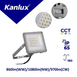 Projektor ACETE 10W CCT GR 860lm(WW)/1080lm(NW)/970lm(CW) 3000K/4000K/6500K IP65 szary 38490