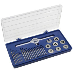 Donau MGS1025 Tap Tool Kit 7 Sizes HSS Transparent Box Includes Bits