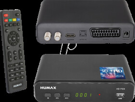 HD FOX Receiver, SAT, DVB-S/S2, HDTV, FTA
