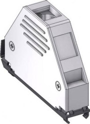 Deltron Connectors Deltron DCEM 37 Obudowa złącza D-SUB Ilość styków: 37 tworzywo sztuczne, metalizowane 180 °, 45 ° met